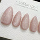 Timed Offer 4 For 3) Handmade Press On Crystal purple Gel Acrylic Nails
