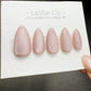 Timed Offer 4 For 3) Handmade Press On Crystal purple Gel Acrylic Nails