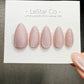 Timed Offer 4 For 3) Handmade Press On Crystal purple Gel Acrylic Nails