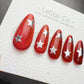 Timed Offer 4 For 3) Handmade Press On Retro Pop Star Gel Nails