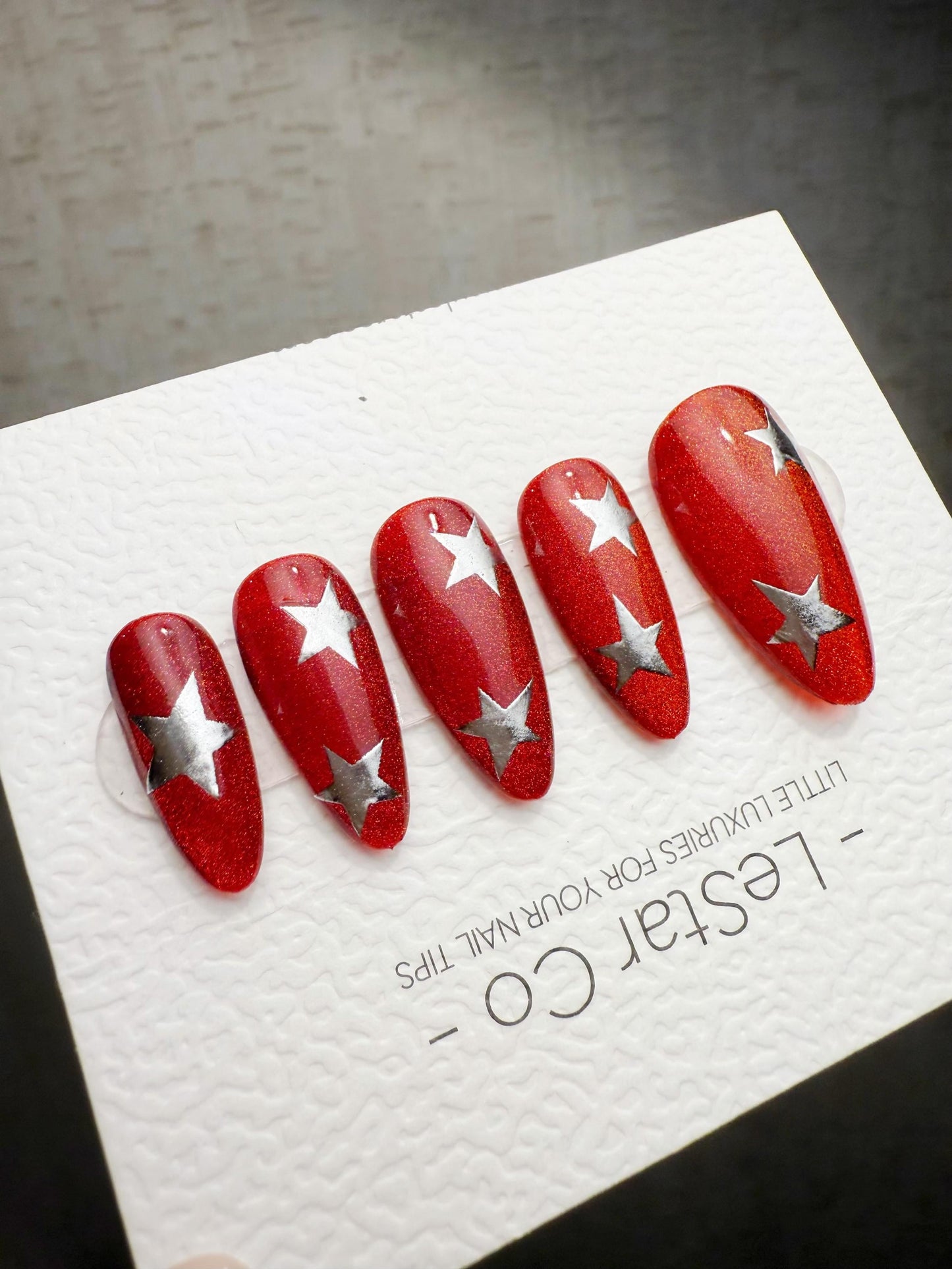 Timed Offer 4 For 3) Handmade Press On Retro Pop Star Gel Nails
