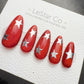 Timed Offer 4 For 3) Handmade Press On Retro Pop Star Gel Nails