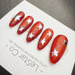 Timed Offer 4 For 3) Handmade Press On Retro Pop Star Gel Nails
