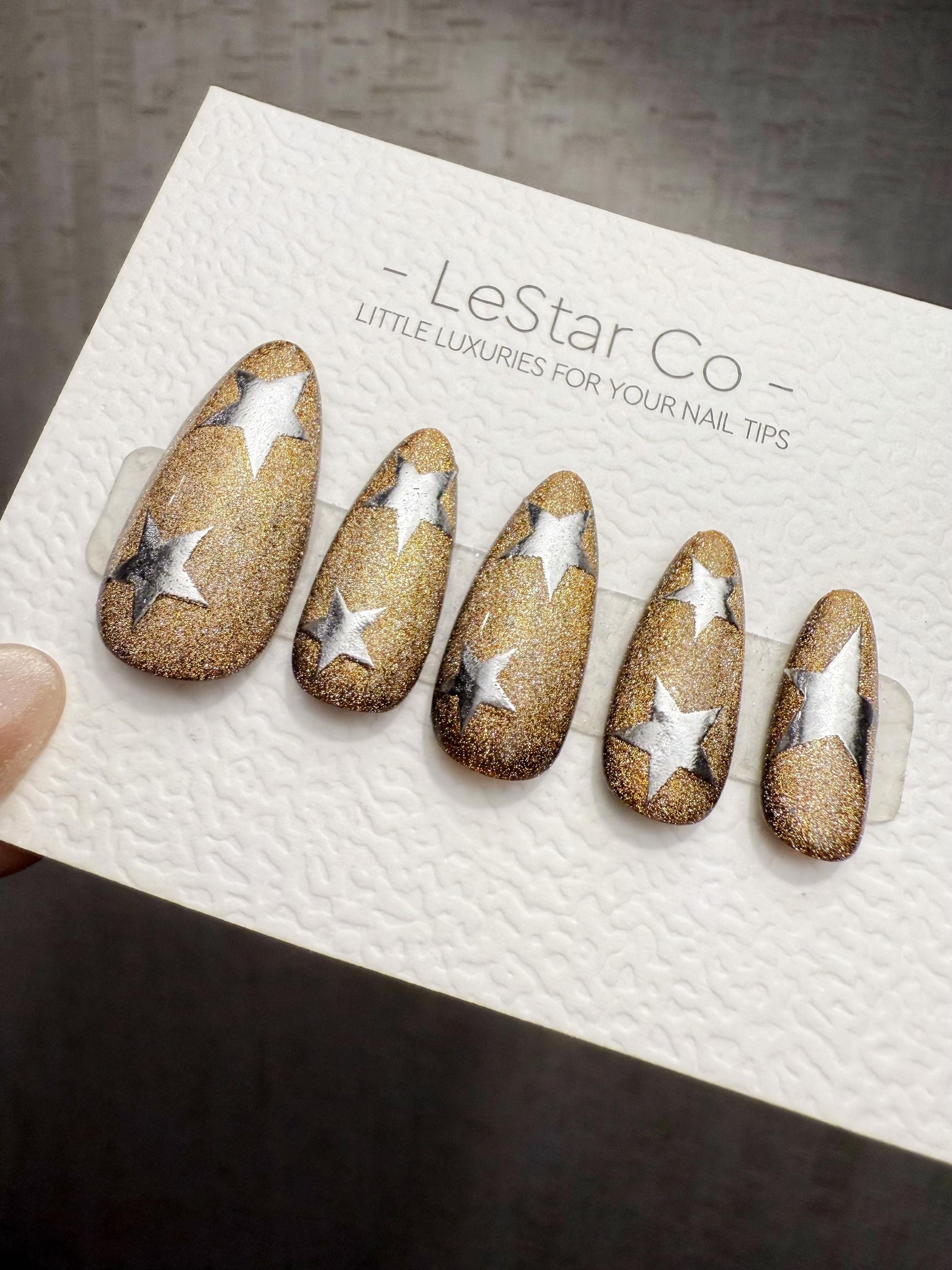 Timed Offer 4 For 3) Handmade Press On Vintage Hollywood Gel Nails