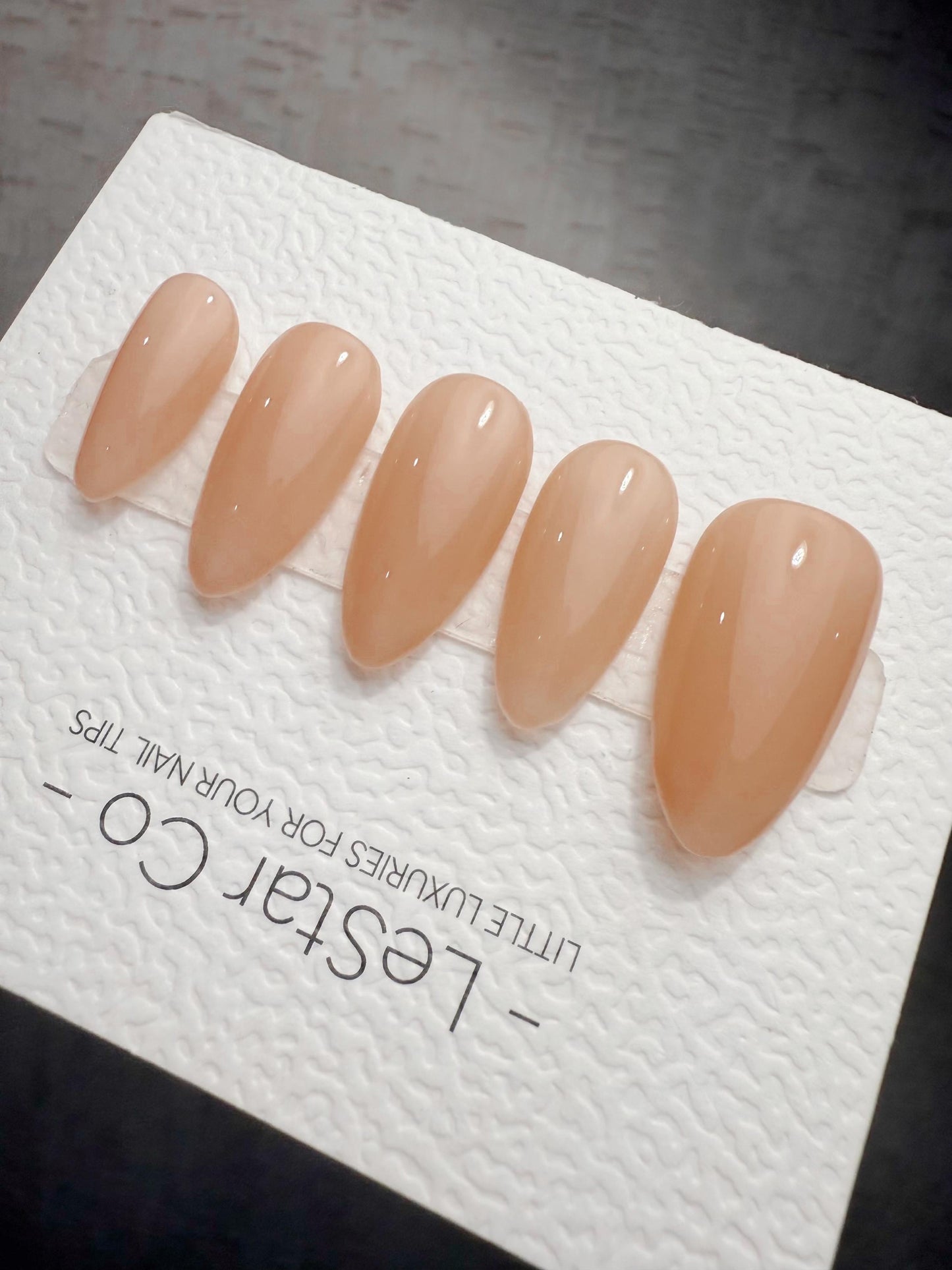 Timed Offer 4 For 3) Handmade Press On Bare Blush Gel Acrylic Nails