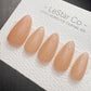 Timed Offer 4 For 3) Handmade Press On Bare Blush Gel Acrylic Nails