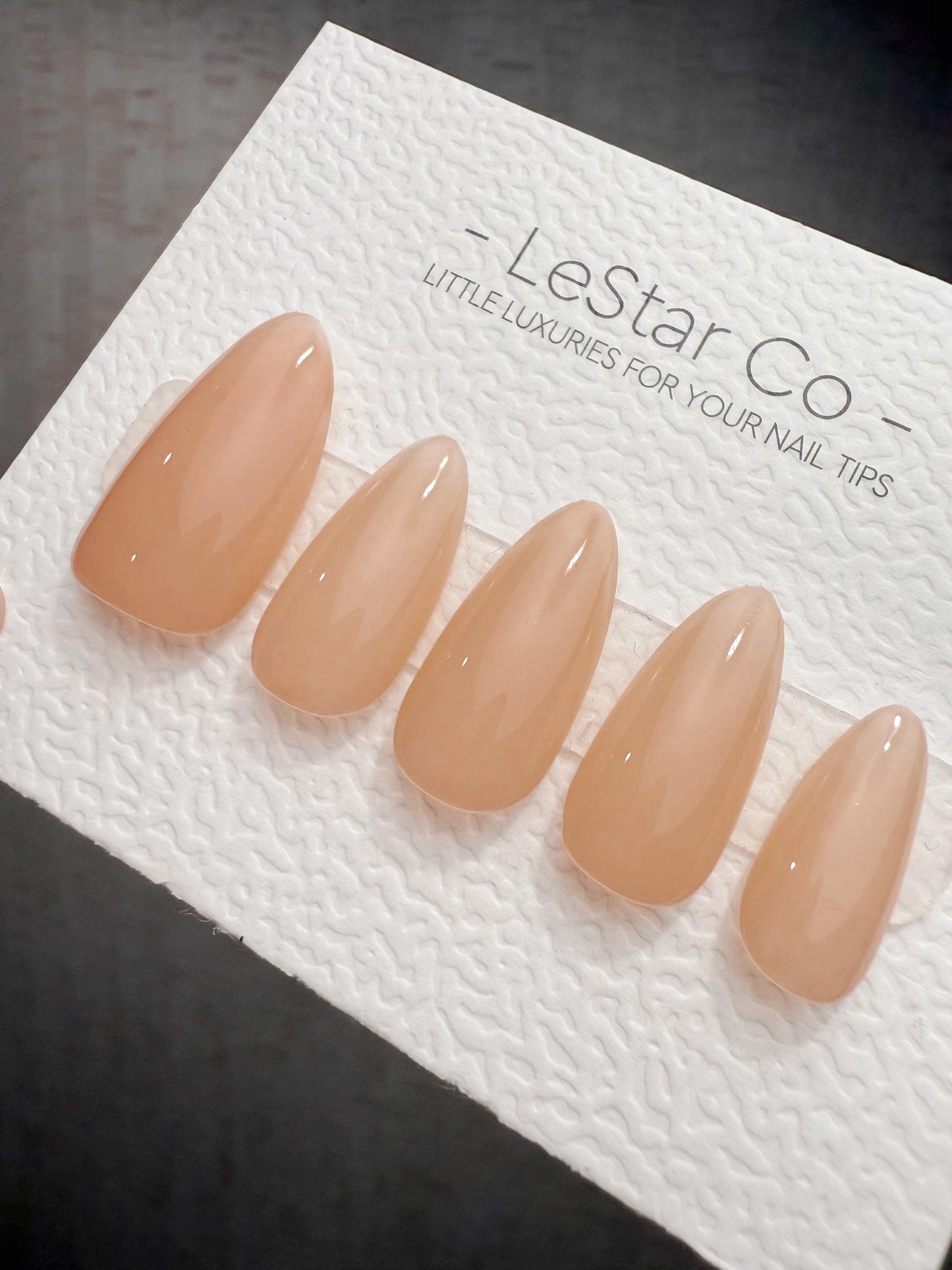 Timed Offer 4 For 3) Handmade Press On Bare Blush Gel Acrylic Nails