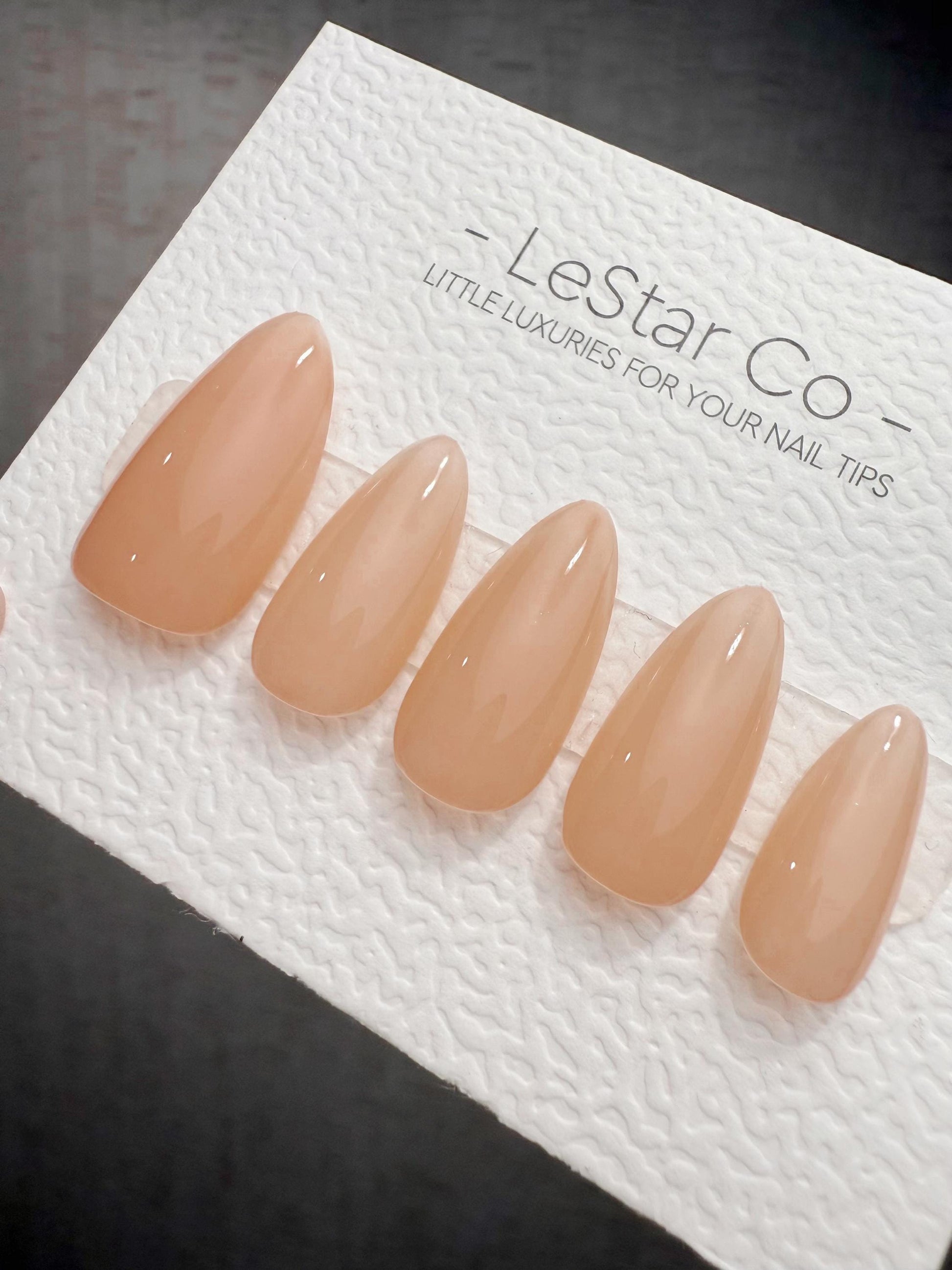 Timed Offer 4 For 3) Handmade Press On Bare Blush Gel Acrylic Nails