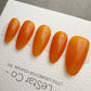 Handmade Press On Orange Sorbet Gel Acrylic Nails 4for3 Timed Offer