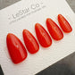Handmade Press On Juicy Tomato Gel Acrylic Nails 4for3 Timed Offer
