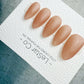 Timed Offer 4 For 3) Handmade Press On Nude Petal Gel Acrylic Nails