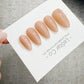 Timed Offer 4 For 3) Handmade Press On Nude Petal Gel Acrylic Nails