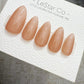Timed Offer 4 For 3) Handmade Press On Nude Petal Gel Acrylic Nails