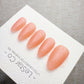 Timed Offer 4 For 3) Handmade Press On Coral Jelly Gel Acrylic Nails