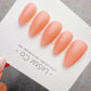 Timed Offer 4 For 3) Handmade Press On Coral Jelly Gel Acrylic Nails