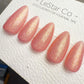 Timed Offer 4 For 3) Handmade Press On Golden Blush Gel Acrylic Nails
