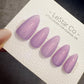 Timed Offer 4 For 3) Handmade Press On Lavender Haze Gel Acrylic Nails