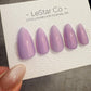 Timed Offer 4 For 3) Handmade Press On Lavender Haze Gel Acrylic Nails