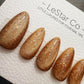 Handmade Golden Truffle Cat Eye Press On Nails Timed Offer 4for3