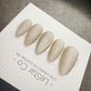 Timed Offer 4 For 3) Handmade Press On Moon Pearl Gel Acrylic Nails