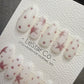 Timed Offer 4 For 3) Handmade Press On Sugar Star Dream Gel Acrylic Nails