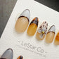 Timed Offer 4 For 3) Handmade Press On Leopard Princess Gel Acrylic Nails