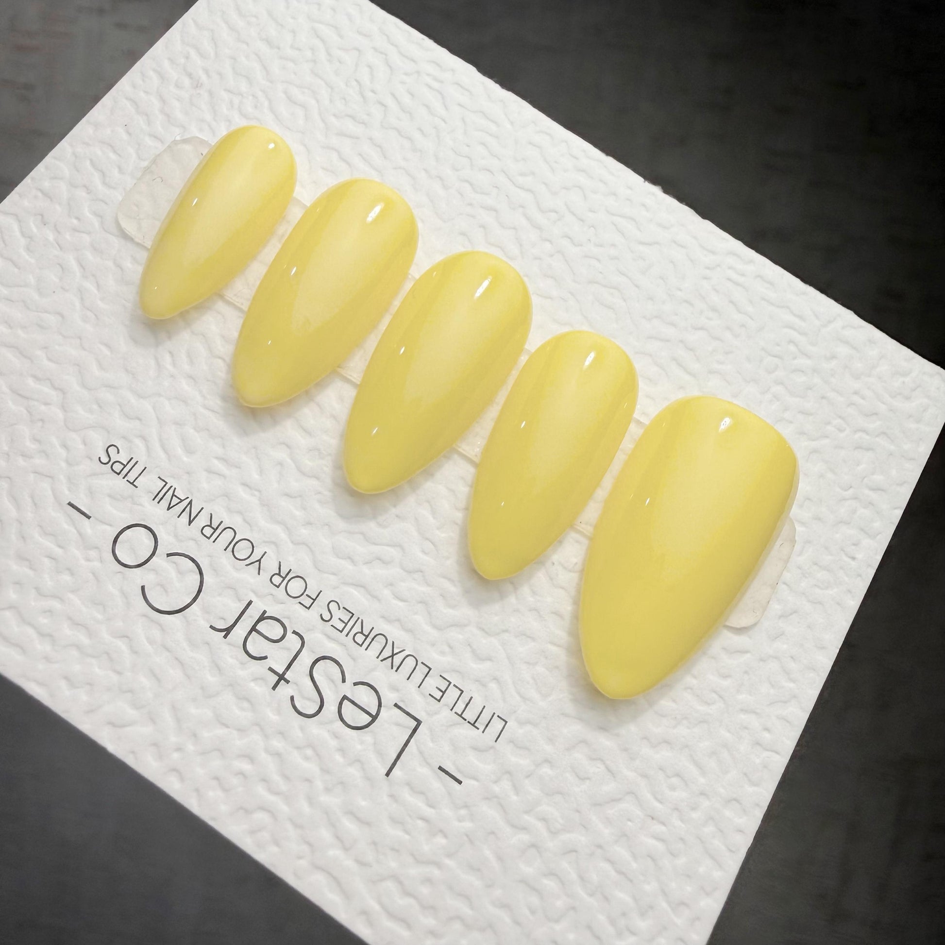 Timed Offer 4 For 3) Handmade Press On Honey Custard Gel Acrylic Nails