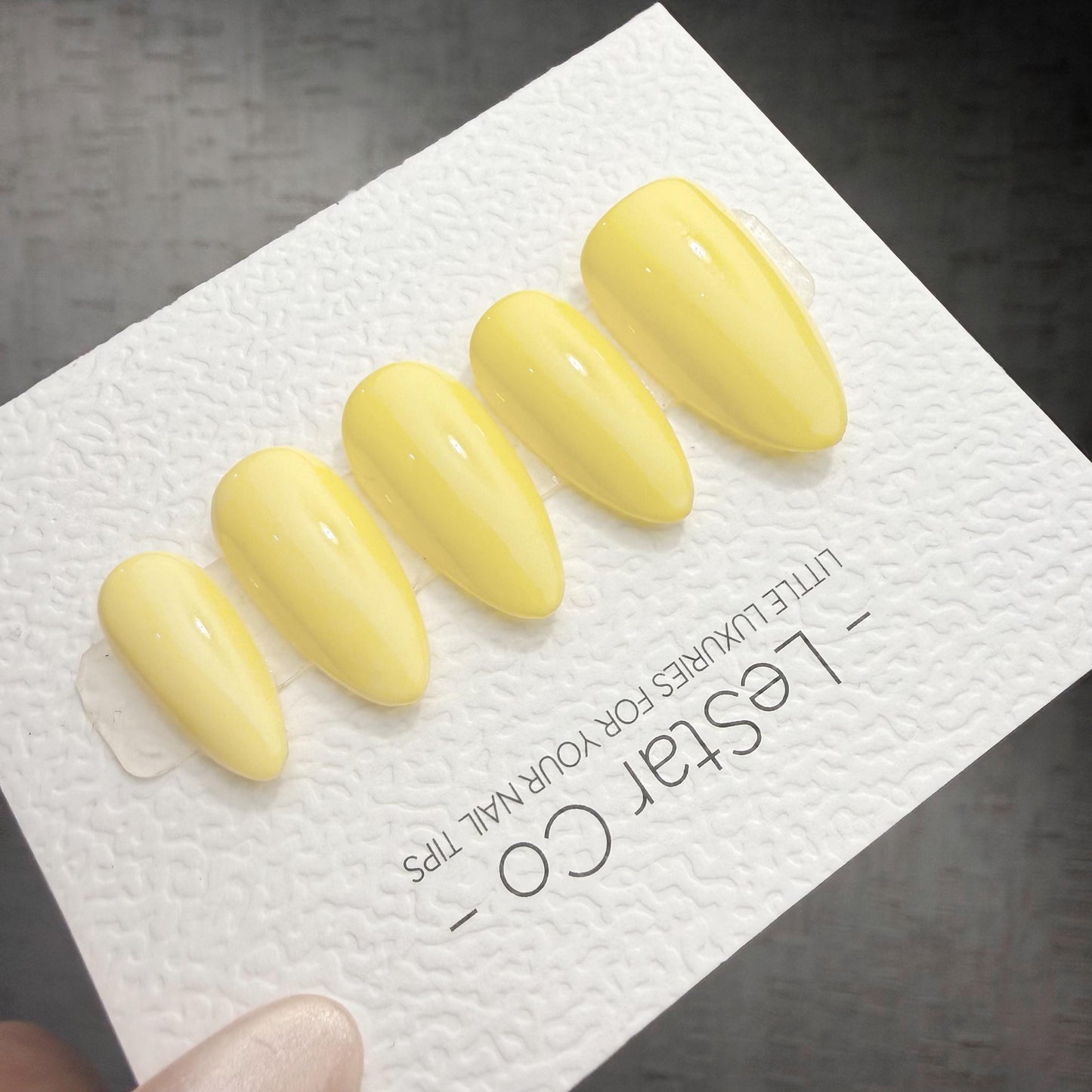 Timed Offer 4 For 3) Handmade Press On Honey Custard Gel Acrylic Nails