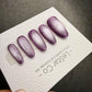Timed Offer 4 For 3) Handmade Press On Mystic Mauve Cat Eye Gel Nails
