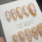 Timed Offer 4 For 3) Handmade Press On Bridal Bloom Gel Acrylic Nails