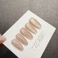 Handmade Silk Cashmere Cat Eye Gel Press On Nails – Reusable, Customizable Manicure