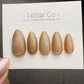 Timed Offer 4 For 3) Handmade Press On Champagne Stardust Gel Acrylic Nails