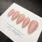 Timed Offer 4 For 3) Handmade Press On Blush Veil Gel Acrylic Nails