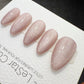 Timed Offer 4 For 3) Handmade Press On Crystal purple Gel Acrylic Nails