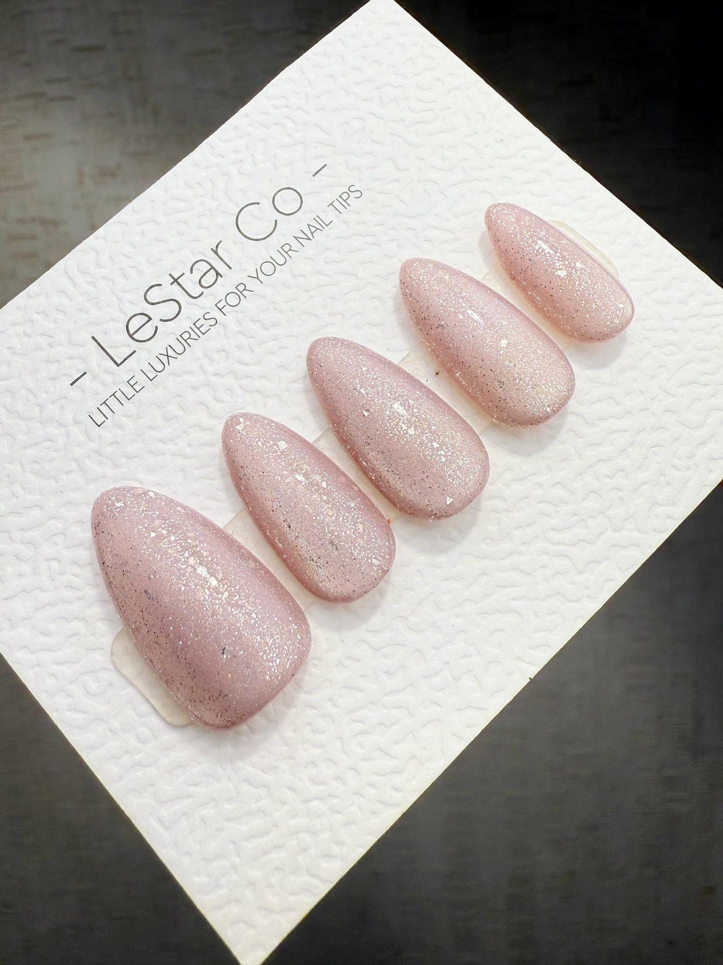 Timed Offer 4 For 3) Handmade Press On Crystal purple Gel Acrylic Nails