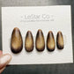 Timed Offer 4 For 3) Handmade Press On Eclipse Gold Cat Eye Gel Acrylic Nails
