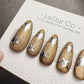 Timed Offer 4 For 3) Handmade Press On Vintage Hollywood Gel Nails