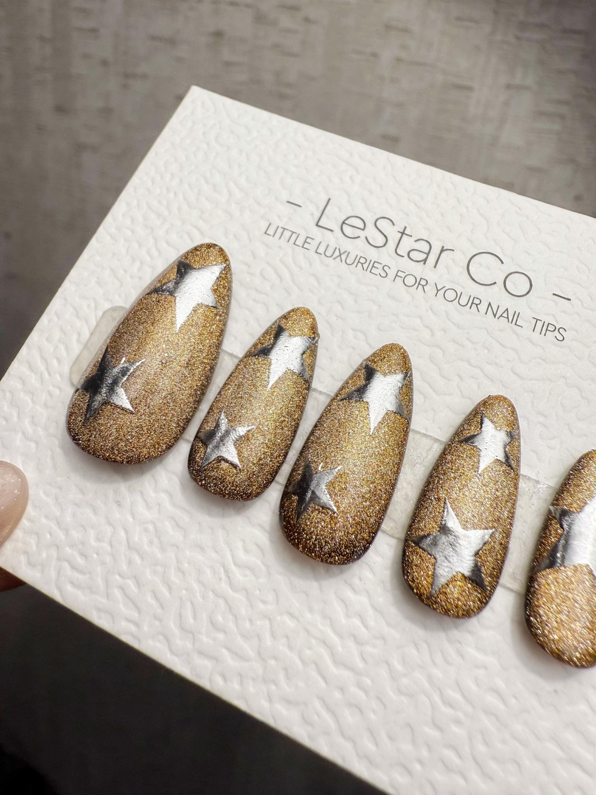 Timed Offer 4 For 3) Handmade Press On Vintage Hollywood Gel Nails