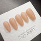 Timed Offer 4 For 3) Handmade Press On Bare Blush Gel Acrylic Nails