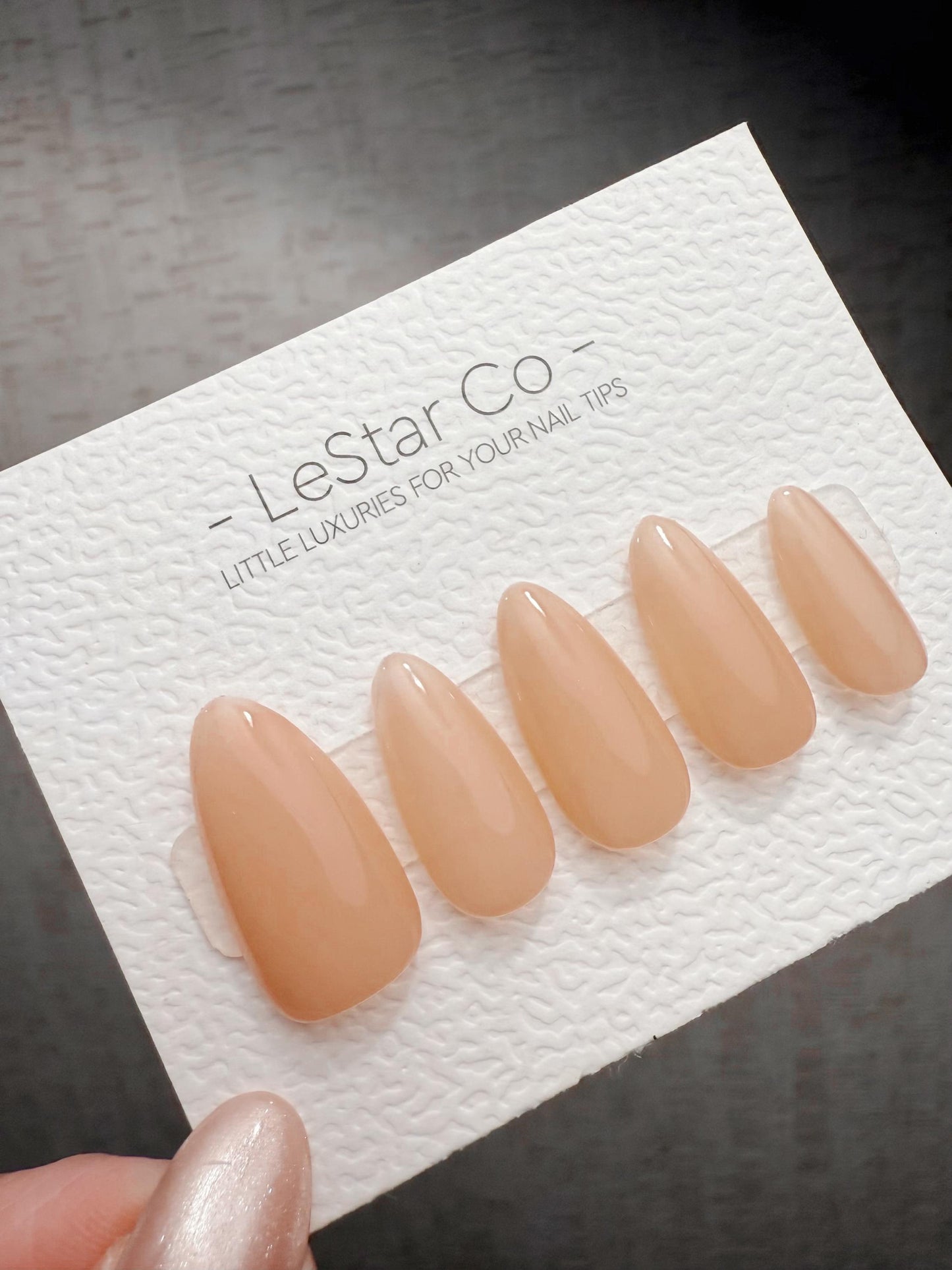 Timed Offer 4 For 3) Handmade Press On Bare Blush Gel Acrylic Nails
