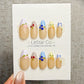 Timed Offer 4 For 3) Handmade Press On Fruit Market Gel Acrylic Nails