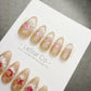 Timed Offer 4 For 3) Handmade Press On Moonlight Wishes Gel Acrylic Nails