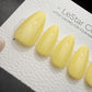 Timed Offer 4 For 3) Handmade Press On Honey Custard Gel Acrylic Nails
