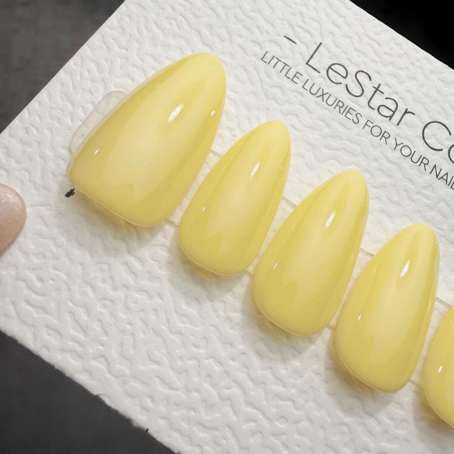Timed Offer 4 For 3) Handmade Press On Honey Custard Gel Acrylic Nails