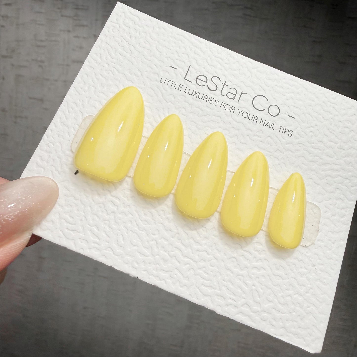 Timed Offer 4 For 3) Handmade Press On Honey Custard Gel Acrylic Nails