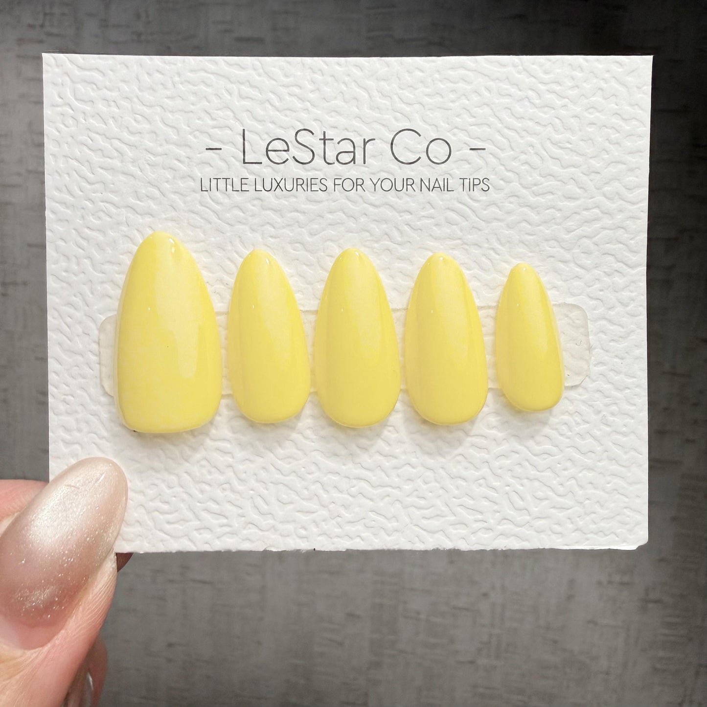 Timed Offer 4 For 3) Handmade Press On Honey Custard Gel Acrylic Nails