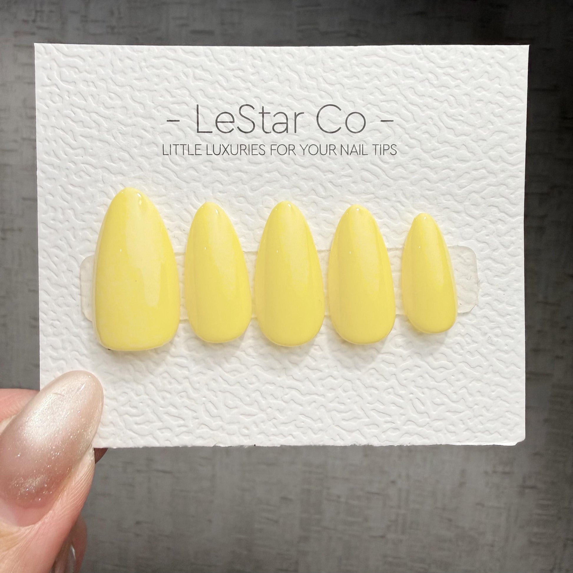 Timed Offer 4 For 3) Handmade Press On Honey Custard Gel Acrylic Nails