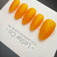 Timed Offer 4 For 3) Handmade Press On Mango Sunrise Gel Acrylic Nails