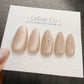 Handmade Silk Cashmere Cat Eye Gel Press On Nails – Reusable, Customizable Manicure