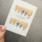 Timed Offer 4 For 3) Handmade Press On Fruit Market Gel Acrylic Nails